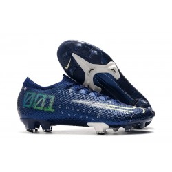 Nike Mercurial Vapor 13 ELITE FG Bleu Néant Volt Blanc