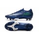 Nike Mercurial Vapor 13 ELITE FG Bleu Néant Volt Blanc