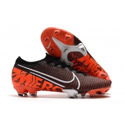 Nike Mercurial Vapor 13 ELITE FG Noir Blanc Cramoisi