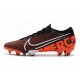 Nike Mercurial Vapor 13 ELITE FG Noir Blanc Cramoisi