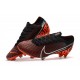 Nike Mercurial Vapor 13 ELITE FG Noir Blanc Cramoisi