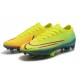 Nike Mercurial Vapor 13 ELITE FG Citron Noir Vert