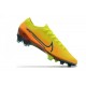 Nike Mercurial Vapor 13 ELITE FG Citron Noir Vert