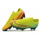 Nike Mercurial Vapor 13 ELITE FG Citron Noir Vert