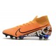 Nike Mercurial Superfly VII Elite DF FG Orange Blanc