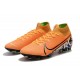 Nike Mercurial Superfly VII Elite DF FG Orange Blanc