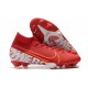 Nike Mercurial Superfly VII Elite DF FG Rouge Blanc