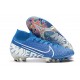 Nike Mercurial Superfly VII Elite DF FG Bleu Blanc