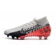 Nike Mercurial Superfly VII Elite DF FG Neymar Platine Noir Rouge