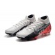 Nike Mercurial Superfly VII Elite DF FG Neymar Platine Noir Rouge