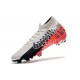 Nike Mercurial Superfly VII Elite DF FG Neymar Platine Noir Rouge