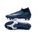 Nike Mercurial Superfly VII Elite DF FG Bleu Néant Volt Blanc