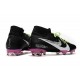 Crampons Nike Mercurial Superfly 7 Elite FG Noir Blanc Violet