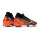 Crampons Nike Mercurial Superfly 7 Elite FG Noir Blanc Cramoisi