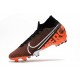 Crampons Nike Mercurial Superfly 7 Elite FG Noir Blanc Cramoisi