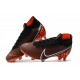 Crampons Nike Mercurial Superfly 7 Elite FG Noir Blanc Cramoisi