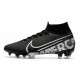 Crampons Nike Mercurial Superfly 7 Elite FG Noir Gris Métallique