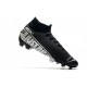 Crampons Nike Mercurial Superfly 7 Elite FG Noir Gris Métallique