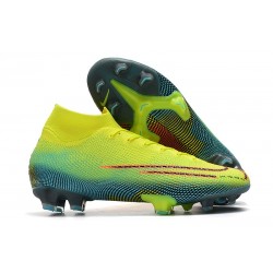 Nike Mercurial Superfly 7 Elite FG Dream Speed Citron Noir Vert