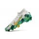 Crampons Nike Mercurial Superfly 7 Elite FG Mbappe Blanc Vert Or