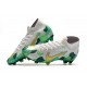 Crampons Nike Mercurial Superfly 7 Elite FG Mbappe Blanc Vert Or