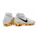 Nike Phantom Vision Elite DF FG Blanc Or Noir