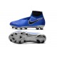 Nike Phantom Vision Elite DF FG Bleu Argent