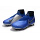 Nike Phantom Vision Elite DF FG Bleu Argent