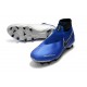 Nike Phantom Vision Elite DF FG Bleu Argent