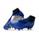 Nike Phantom Vision Elite DF FG Bleu Argent