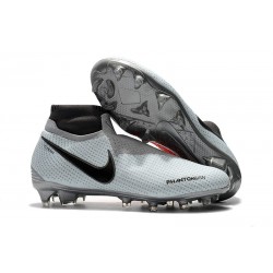 Nike Phantom Vision Elite DF FG Gris Rouge Noir