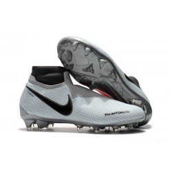 Nike Phantom Vision Elite DF FG Gris Rouge Noir