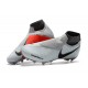 Nike Phantom Vision Elite DF FG Gris Rouge Noir