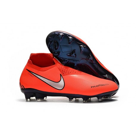 Nike Phantom Vision Elite DF FG Carmin Argent Noir