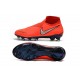 Nike Phantom Vision Elite DF FG Carmin Argent Noir