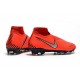 Nike Phantom Vision Elite DF FG Carmin Argent Noir