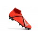 Nike Phantom Vision Elite DF FG Carmin Argent Noir