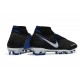 Nike Phantom Vision Elite DF FG Noir Bleu Argent