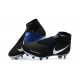 Nike Phantom Vision Elite DF FG Noir Bleu Argent