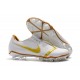 Crampon Nike Phantom Venom Elite FG Blanc Or