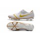 Crampon Nike Phantom Venom Elite FG Blanc Or