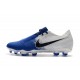 Crampon Nike Phantom Venom Elite FG Bleu Blanc Noir