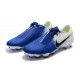 Crampon Nike Phantom Venom Elite FG Bleu Blanc Noir