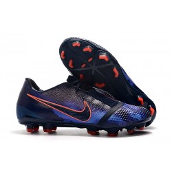 Crampon Nike Phantom Venom Elite FG Obsidienne Blanc Noir Bleu