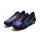 Crampon Nike Phantom Venom Elite FG Obsidienne Blanc Noir Bleu