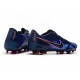 Crampon Nike Phantom Venom Elite FG Obsidienne Blanc Noir Bleu