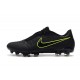 Crampon Nike Phantom Venom Elite FG Noir Volt