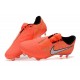 Crampon Nike Phantom Venom Elite FG Mangue claire/Blanc