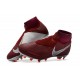 Nike Phantom Vision Elite DF FG Rouge Argent