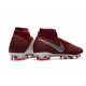 Nike Phantom Vision Elite DF FG Rouge Argent